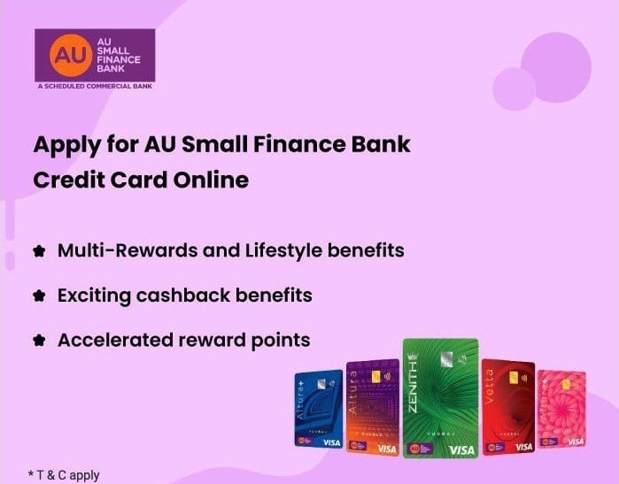 AU Bank Credit Card- Apply for Lifetime Free 1 AU Bank Credit Card