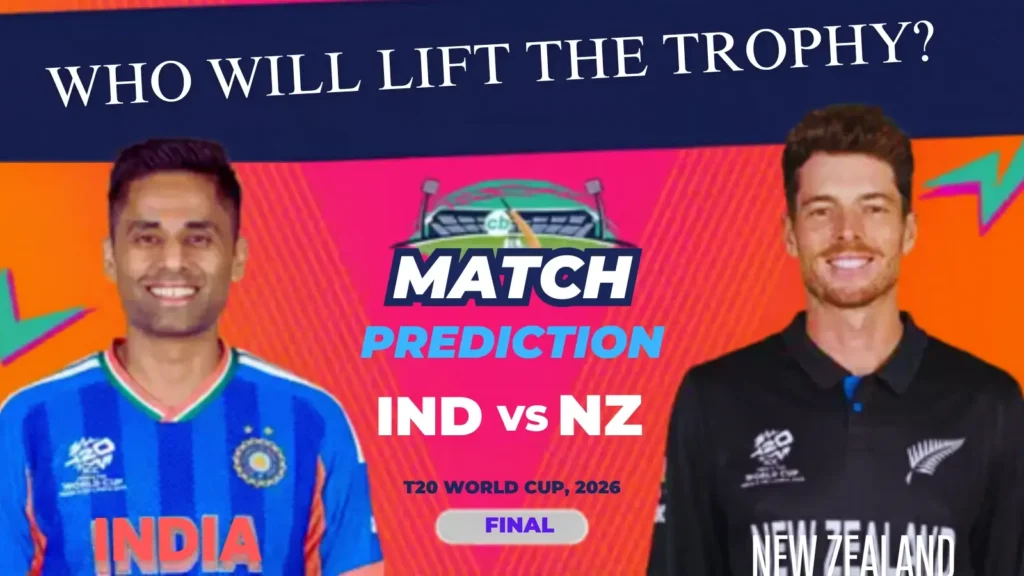 Will India Lose to New Zealand in the 2026 T20 World Cup Final? What do History and Prediction say? 1 T20 World Cup Final, India vs New Zealand