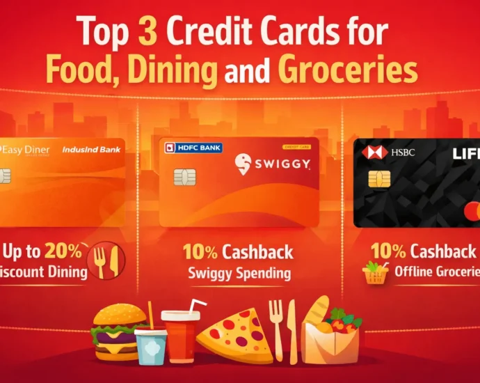 Credit Cards, Easy Diner, Swiggy